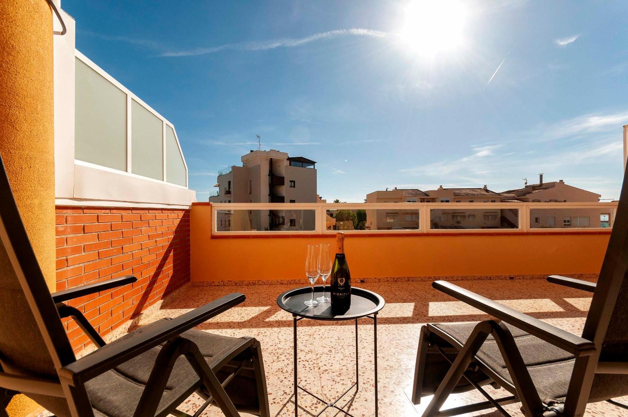 Primera Linea, Gran Terraza, Maravillosas Vistas, Alto Standing Villajoyosa Exterior photo